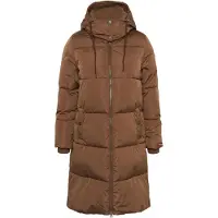 KAFFE CURVE Damesjack met lange capuchon Nikole
