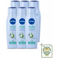 Nivea 6 x Volume Care Shampoo - Volumegevende en verzorgende shampoo - 250 ml - Voordeelverpakking - 6 stuks