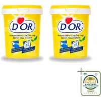DOR 2 x - Natuurzuivere Zachte Zeep - Vast Zeepmiddel - Voor Vloeren en Was - 1 kg - Wasstrips - Natuurlijke Zeep - Reiniging - Vlekverwijdering - Vloer Reinigen - Wasgoed Reinigen