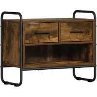 vidaXL Tv-meubel 60 x 30 x 50 cm Gerookt eiken Bewerkt hout