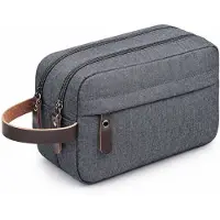 VHV - Toilettas - Grijs - Reistoilettas - Reisaccessoires - Make-uptas - Cadeau - Unisex - op reis