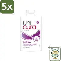 Unicura 5 x – Vloeibare Zeep Navulling – Balans – 250 ml - Wasstrips - Handzeep - Antibacterieel - Handhygiëne - Zeep Navulling - Hand Reinigen