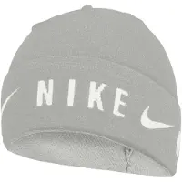 Nike Dri-FIT Lightweight Knit Gevoerde Muts Lichtgrijs Wit