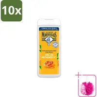 Le Petit Marseillais 10 x – Douche & Bad – Honing – 650 ml - Bulkverpakking - Douche en bad - Douchemop - Honing