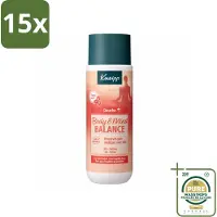 Kneipp 15 x - Douchegel - Body & Mind Balance - 200 ml - Wasstrips - Douchegel - Balans - Innerlijke Rust - Geest En Lichaam - Iris En Vetiver