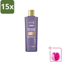 Andrélon 15 x – Shampoo – Pro Care Protein Plex Repair – 250 ml - Bulkverpakking - Herstel haar - Douchemop - Beschadigd haar