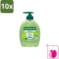 Palmolive 10 x - Handzeep - Met Pomp - Hygiëne Plus Kitchen - 300ml - Bulkverpakking - Keukenhandzeep - Douchemop - Antibacterieel