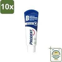 Prodent 10 x – Tandpasta – Complete Bescherming – Pro-Zinc Technologie – 75 ml - Wasstrips - Tandpasta - Mondgezondheid - Antibacteriële Tandpasta - Pro-Zinc - Fluoride