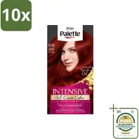 Schwarzkopf 10 x Poly Palette – Haarverf – 678 Robijnrood / 6-88 – 115 ml - Wasstrips - Robijnrood Haar - Intens Rood - Langdurige Kleur - Grijsdekking - Haarverzorging