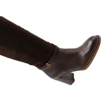 Hispanitas Dames Alabama bruine leren laarzen (40), Leer, 5 tot 8 cm, Casual HI265079