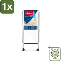 Vileda 1 x Universal - Droogrek - X-onderstel - 18 Meter Drooglengte- Droogrek - Wasdrogen - Droogcapaciteit - Inklapbaar - Droogvleugels