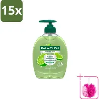 Palmolive 15 x - Handzeep - Met Pomp - Hygiëne Plus Kitchen - 300ml - Bulkverpakking - Keukenhandzeep - Douchemop - Antibacterieel