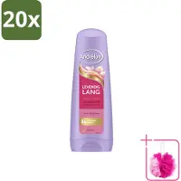 Andrélon 20 x – Conditioner – Levendig Lang – 200 ml - Bulkverpakking - Lang haar verzorgen - Douchemop - Haar versterken