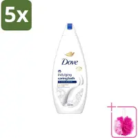 Dove 5 x – Badcrème – Indulging Cream – 720 ml - Bulkverpakking - Badcrème - Douchemop - Badcrème 720 ml