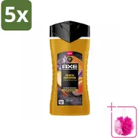 Axe 5 x – Douchegel – Peach Infusion – 225 ml - Bulkverpakking - Douchegel - Douchemop - Fris ruiken