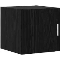 vidaXL Wandkast, zwart eikenfineer, 40 x 42,5 x 40 cm, houtvezel