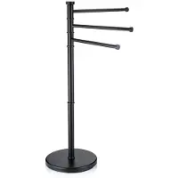 kela Handdoekenrek Swing Zwart Mat