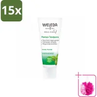 Weleda 15 x - Planten tandpasta - 75 ml - Bulkverpakking - Natuurlijke tandpasta - Douchemop - Tandvlees kalmeren
