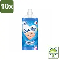 Soupline 10 x - Wasverzachter - Hemels Fris - 1350 ml - Grootverpakking - Vaatwasstrips - Wasverzachter - Wasgoed - Frisheid - Wasmachine - Kleding Verzorgen