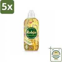 Robijn 5 x – Wasverzachter – Bohemian Blossom – 765 ml - Wasstrips - Wasverzachter - Wasverzachter Bloemig - Wasverzachter Zacht - Wasverzachter Voor Katoen - Wasverzachter Voor Synthetisch
