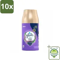 Glade 10 x - Automatische Spray - Tranquil Lavender & Aloë - 269 g - Grootverpakking - Vaatwasstrips - Lavendel - Aloe Vera - Viooltjesblad - Ontspanning - Geur