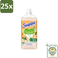 Soupline 25 x - Wasverzachter - Oranjebloesem - 52 Wasbeurten - 1.3L - Wasstrips - Wasverzachter - Plantaardige Zachtheid - Oranje Bloesem - Zachte Was - Natuurlijke Zachtheid