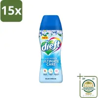 Dreft 15 x - Ultimate Care - Wasverzachter - Geurbooster - Gekleurde Was - Blauwe Droom - 15 Wasbeurten - Wasstrips - Wasmiddel - Geurbooster - Wasverzachter - Kleurbescherming - Wasgeur