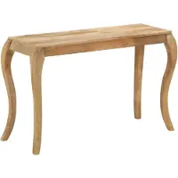 vidaXL Console tafel, 118x38x76 cm, massief mangohout