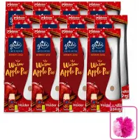 Glade 12 x - Houder Automatische Spray - Warme Appeltaart Limited Edition - 269 ml - Bulkverpakking - Warm apple pie geur - Douchemop - Automatische geur
