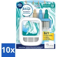 Ambi Pur 10 x - 3Volution - Starterkit - Fresh Linnen - 20 ml - Voordeelverpakking - 10 stuks