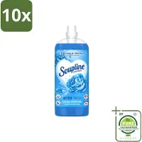 Soupline 10 x – Wasverzachter – Active Fresh Frisheid van Blauwe Anjer – 2 L - Grootverpakking - Vaatwasstrips - Wasverzachter - Frisheid - Blauwe Anjer - Wasgoed - Kleding