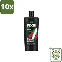 Axe 10 x – Douchegel – Africa – 700 ml - Wasstrips - Douchegel - Douchegel Africa - Douchegel Voor Mannen - Douchegel Warme Geur - Douchegel Kruidige Geur