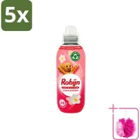 Robijn 5 x – Wasverzachter – Jasmijn Bloesem – 650 ml - Bulkverpakking - Wasverzachter jasmijn bloesem - Douchemop - Wasverzachter jasmijn