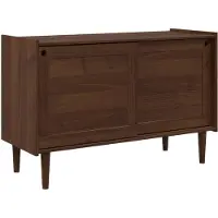 vidaXL Dressoir BILBAO Donker karamel 114 x 45 x 75 cm