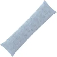 vidaXL Kussensloop HEERLEN Lichtblauw 40 x 145 cm Nep Konijnenbont