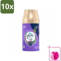 Glade 10 x - Automatische Spray - Tranquil Lavender & Aloë - 269 g - Bulkverpakking - Lavendel - Douchemop - Aloe Vera