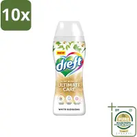 Dreft 10 x - Ultimate Care - Wasverzachter - Geurbooster - Gekleurde Was - Witte Bloem - 15 Wasbeurten - Wasstrips - Wasmiddel - Geurbooster - Kleurbescherming - Wasverzachter - Vezelverzorging