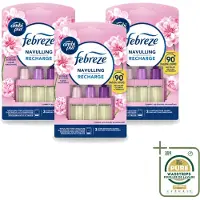 Ambi Pur 3 x - 3Volution - Navulling - Vleugje Bloesem - 20 ml - Wasstrips - Luchtverfrisser - Geurverspreider - Bloemige Geur - Geurwisseling - Geurblindheid