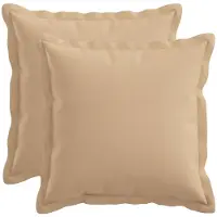 vidaXL Kussen met kussen HOUTEN 2 st Crèmekleurig Faux Linnen