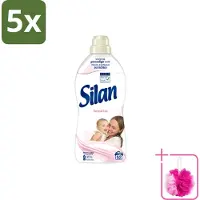 Silan 5 x – Wasverzachter – Sensitive – 1144 ml - Bulkverpakking - Wasverzachter - Douchemop - Gevoelige huid