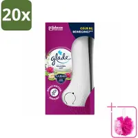 Glade 20 x - Houder Sense & Spray - Relaxing Zen - 18 ml - Bulkverpakking - Geurverspreiding - Douchemop - Automatische geur