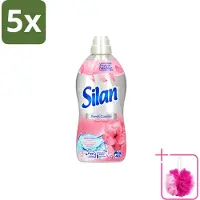 Silan 5 x – Wasverzachter – Fresh Control Floral Crisp – 1056 ml - Bulkverpakking - Wasverzachter - Douchemop - Frisheid