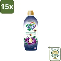 Dreft 15 x – Wasverzachter – Ultimate Care Intense Dark – 40 Wasbeurten - Wasstrips - Wasverzachter - Kleurbescherming - Collageen - Wasgoed Verzorgen - Anti-aging Was