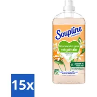 Soupline 15 x - Wasverzachter - Oranjebloesem - 52 Wasbeurten - 1.3L - Voordeelverpakking - 15 stuks