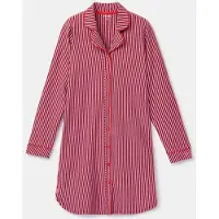 Woody - Dames Slaapkleedje - Roze Gestreept - XL