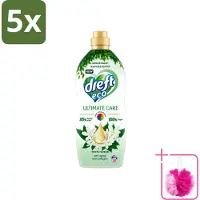 Dreft 5 x ECO - Wasverzachter - Gekleurde Was - Witte Bloem - Anti-Veroudering - 38 Wasbeurten - Bulkverpakking - Wasverzachter - Douchemop - Anti-aging
