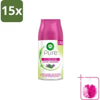 Air Wick 15 x – Navulling – Ontspannend – 250 ml - Bulkverpakking - Ontspannend - Douchemop - Rustgevend