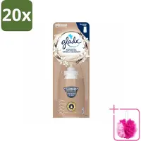 Glade 20 x - Sense & Spray - Romantic Vanillebloesem - 18 ml - Bulkverpakking - Romantische geur - Douchemop - Geurafgifte