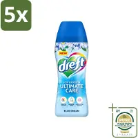 Dreft 5 x - Ultimate Care - Wasverzachter - Geurbooster - Gekleurde Was - Blauwe Droom - 15 Wasbeurten - Wasstrips - Wasmiddel - Geurbooster - Wasverzachter - Kleurbescherming - Wasgeur