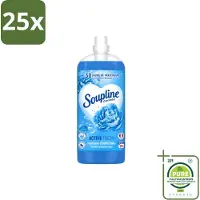 Soupline 25 x – Wasverzachter – Active Fresh Frisheid van Blauwe Anjer – 2 L - Grootverpakking - Vaatwasstrips - Wasverzachter - Frisheid - Blauwe Anjer - Wasgoed - Kleding
